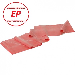 Erősítő gumiszalag 150 cm, közepes, piros, 1db Erősítő gumiszalag 150 cm, közepes, piros, 1db