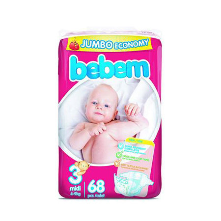 Bebem midi, 68db/csomag Bebem midi, 68db/csomag