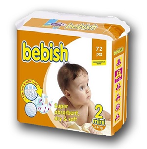 Bebish, mini, 72db/csomag