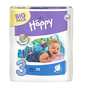 Bella Baby Happy Midi, 72 db/csomag