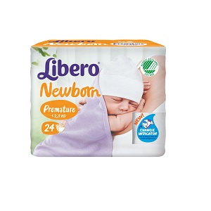 Libero Koraszltt pelenka, Premature, 24 db/csomag