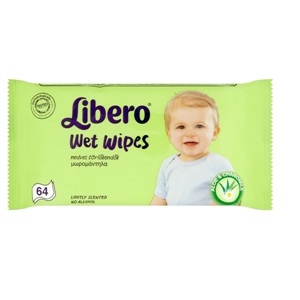 Libero nedves törlőkendő, 64db Libero nedves törlőkendő, 64db