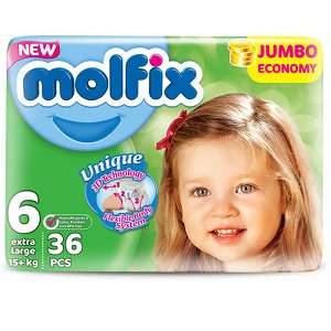 Molfix Junior+ (6), 36 db/csomag
