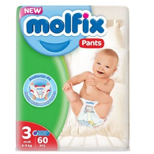 Molfix bugyipelenka (pants), midi (3), 60db