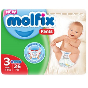 Molfix bugyipelenka (pants), midi (3), 26db