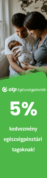 OTP egészségpénztár tagoknak 5% kedvezmény:
5% minden termék árából
(A szállítási és a postaköltségre nem vonatkozik)