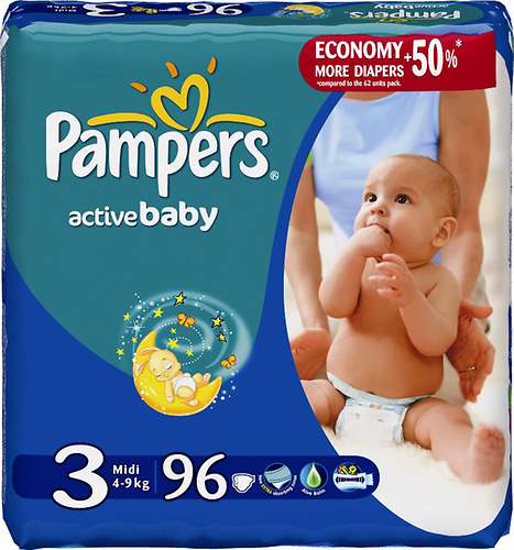 Pampers Giant Pack, Midi, 90 db/csomag Pampers Giant Pack, Midi, 90 db/csomag