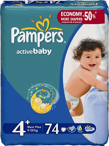 Pampers Giant Pack, Maxi+, 70 db/csomag Pampers Giant Pack, Maxi+, 70 db/csomag
