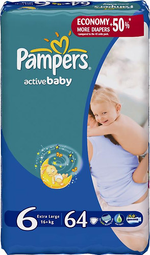 Pampers Giant Pack, Junior+, 52 db/csomag