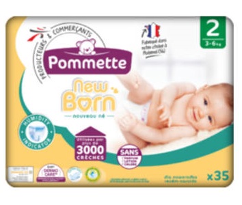 Pommette MINI pelenka, 35db